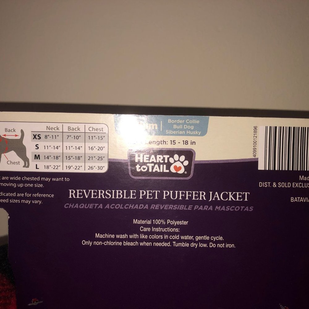 Reversible Dog Coats - Picture 7 of 7